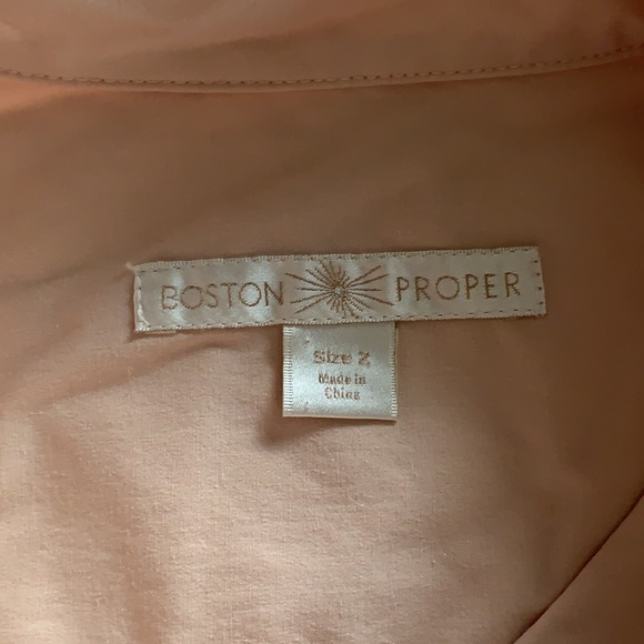 Boston Proper Light Pink Button Up - Picture 5 of 5